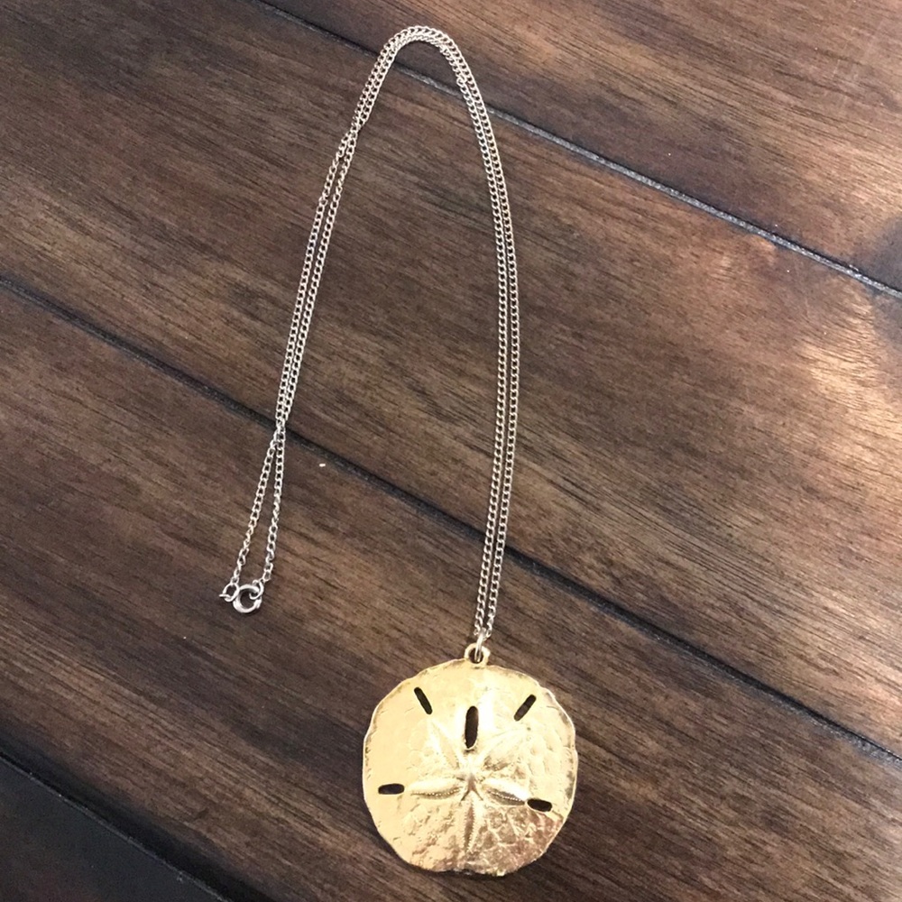 Sand dollar necklace